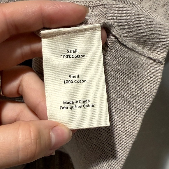 New L'AGENCE Trinity Sequin Cable-Knit Sweater Large L Pale Neutral Fall Staple - Picture 6 of 11